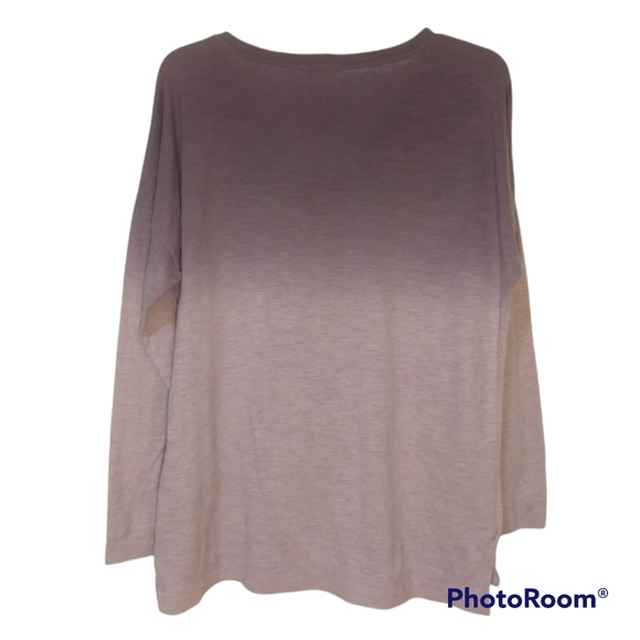 Maurices Lavender Ombre Top, XL - Picture 3 of 5